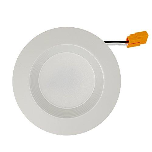 Euri Lighting Euri Lighting DLC4-1040e LED 4" Downlight, Retrofit Line, Bright White 4000K, Dimmable 13W (75W Equivalent) 800 lm 95 Degree Beam Angle, 90+ CRI, E26 Adapter, UL & Energy Star Listed, T24