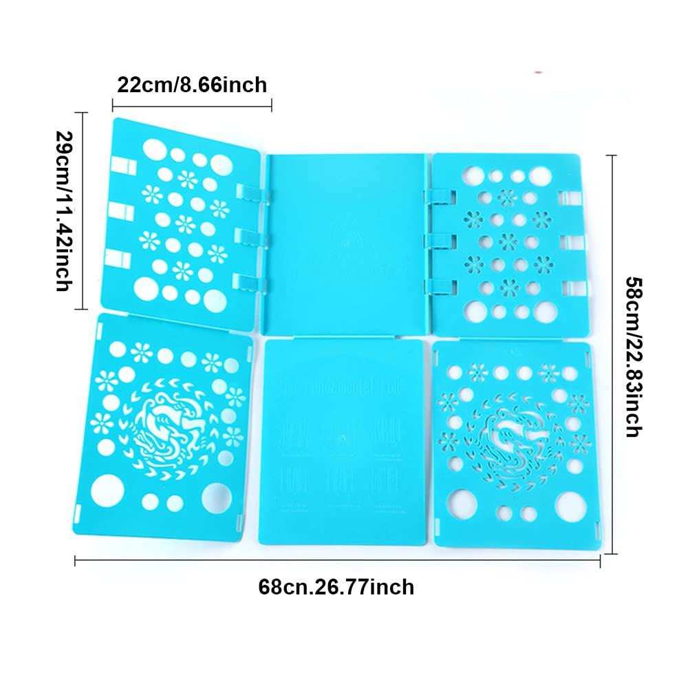 TopHomer TopHomer t Shirt Folder Clothes Folding Board Plastic Laundry Folder Home Storage Tool for Adults and Children 11.42 * 8.66 * 1.96 inches (Red)