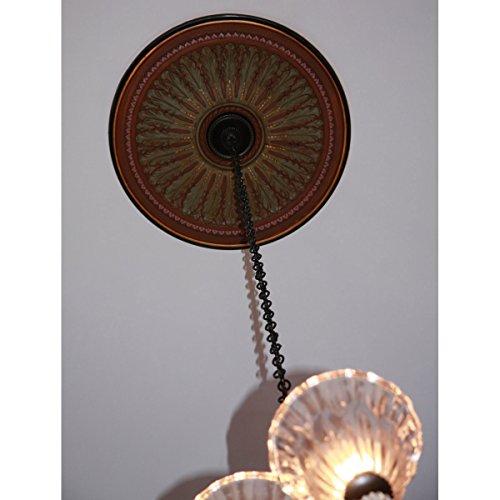 Ekena Millwork Ekena Millwork CM29OA Oakleaf Ceiling Medallion, 29 1/8\"OD x 3 5/8\"ID x 1\"P (Fits Canopies up to 6 1/4\"), Factory Primed