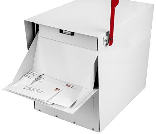 ARCHITECTURAL MAILBOXES Architectural Mailboxes Oasis Classic Large High Security Parcel Mailbox, White