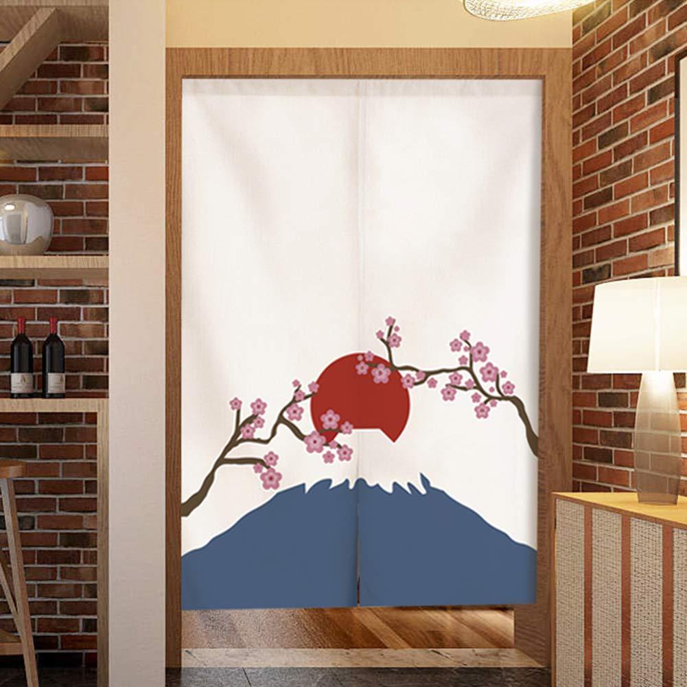 RLoncomix RLoncomix Japanese Noren Doorway Curtain Tapestry Hokusai Ukiyoe Mount Fuji Door Curtain Kitchen Bistro Home Decoration, 33 x 47 inches