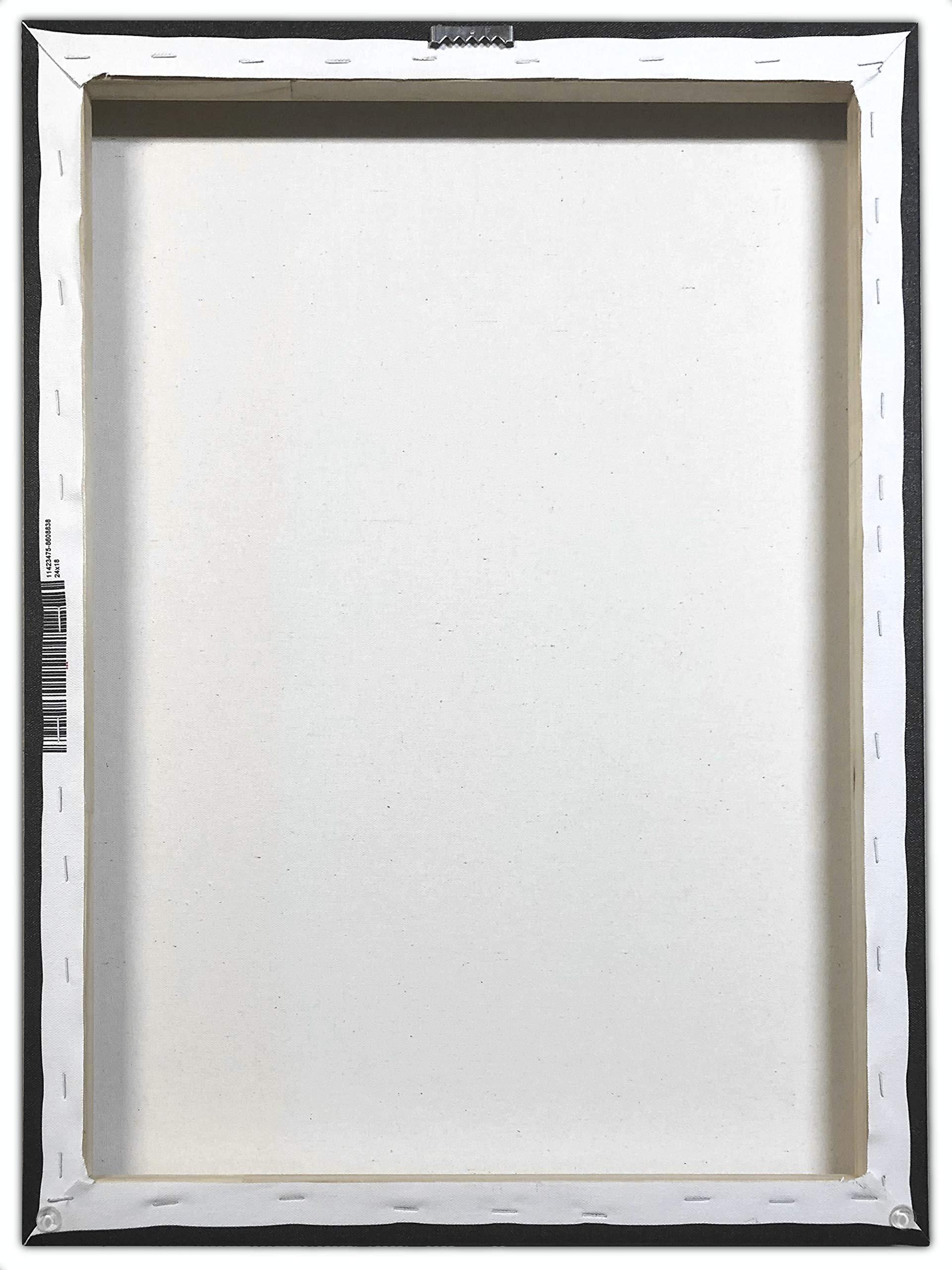 Northwest Art Mall Sequim Washington Bigfoot Shadow Giclee Archival Canvas Print Wall Art Dcor for Home & Office from Illustration by Artist Paul A. Lanquist 30\" x 45\"