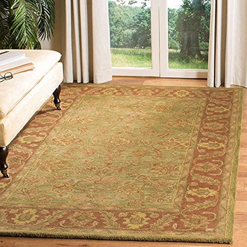 Safavieh SAFAVIEH Golden Jaipur Collection 5' x 8' Burgundy / Gold GJ250C Handmade Traditional Premium Wool Area Rug