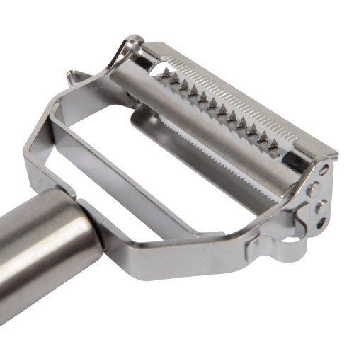 i Kito Vegetable Spaghetti Spiralizer Slicer Easy Spiral Zucchini Noodle Carrot,Perfect Kitchen Tools Carrot Grater With Cleaning Brush (Julienne peeler triangle handle)