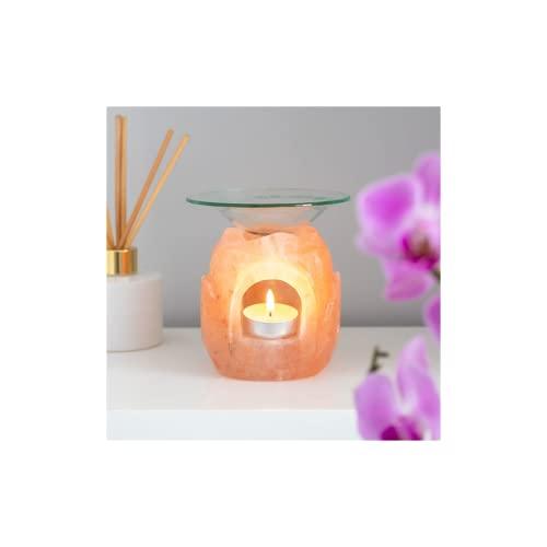 something different Something Different Himalayan Salt Lotus Oil Burner (One Size) (Pink)
