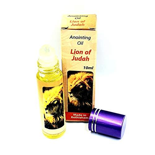 Zuluf Zuluf Lion of Judah Anointing Oil Holy Land Israel - 10ml (.34 fl. oz.) Roll-On Bottle Blessing Anointing Oil Lion of Judah from Israel for Healing and Protection, Home Blessing and Church PER007