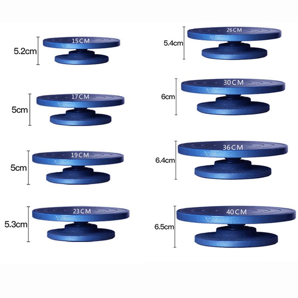 T-king T-king Metal Pottery Banding Wheel Manual Turntable -Turnplate Clay Sculpture Modelling Ceramics Heavy Duty Rotating Swivel Turntable (26CM)