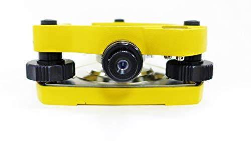 AdirPro AdirPro Tribrach with Optical Plummet - Tribrach Adapter - Laser Adjuster - Optical Plummet Adapter - Level Surveying Adapter Adapter Base Tribrach Tripod for Mounting GPS(Yellow)