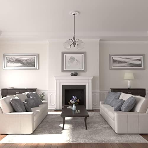 Ekena Millwork Ekena Millwork CM14NE Needham Ceiling Medallion, 14 5/8"OD x 2 1/4"P (Fits Canopies up to 4 1/4"), Factory Primed