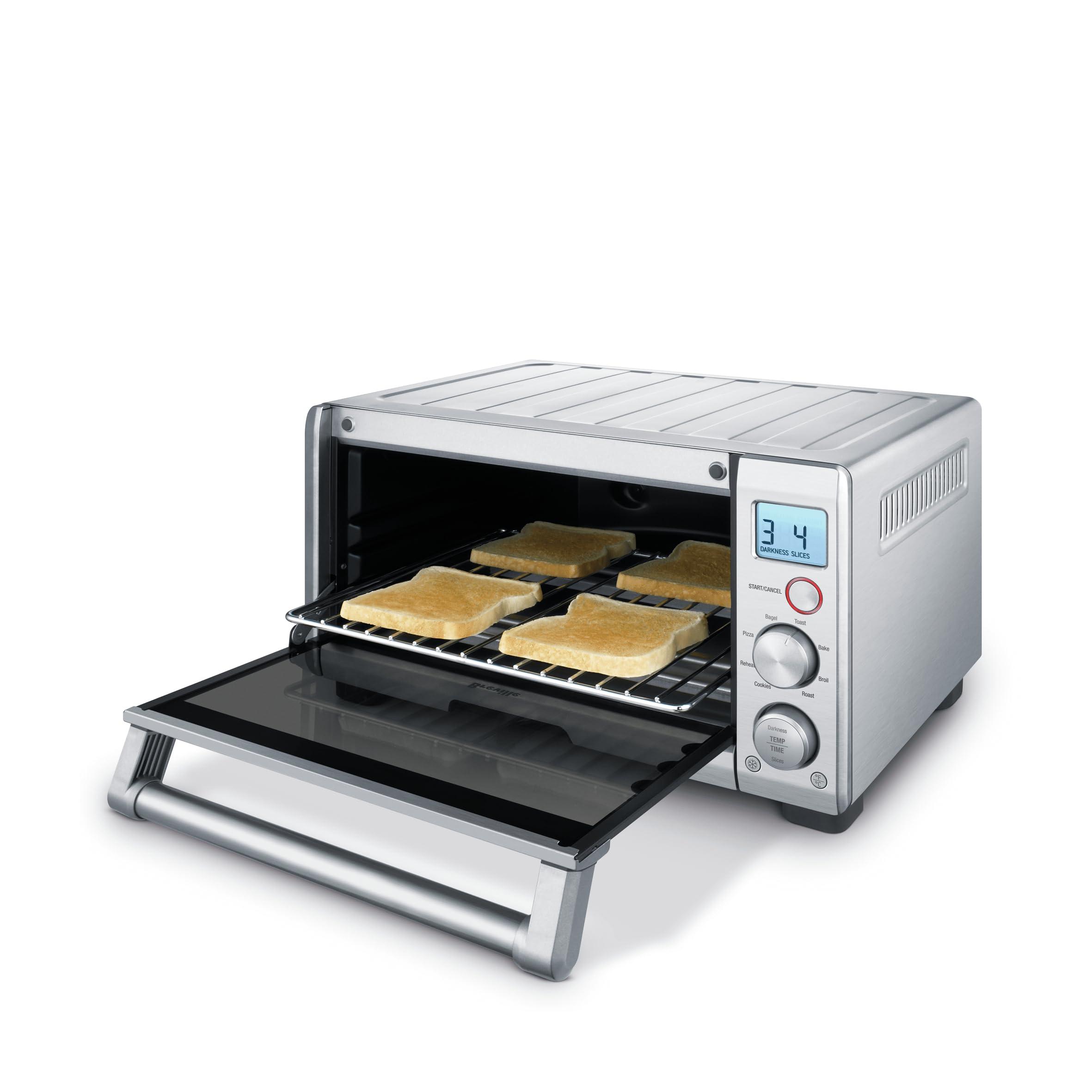 Breville Breville BOV650XL the Compact Smart Oven Countertop Toaster Oven, Brushed Stainless Steel