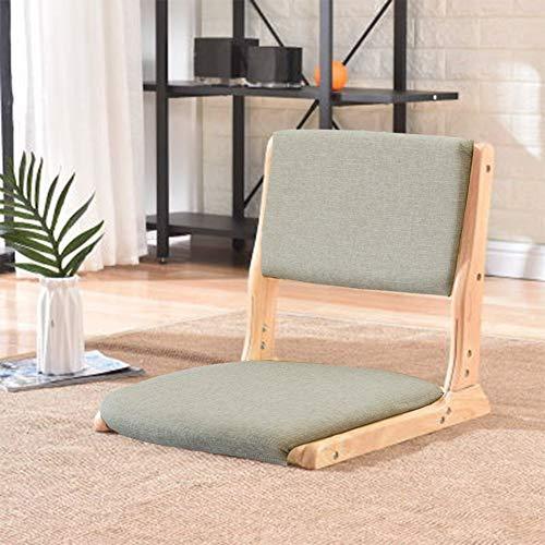 ZHEKUN ZHEKUN Tatami Chair Accent Furniture,Foldable Meditation Floor Chair, Living Room Chair Floor Seat, Portable Japanese Legless Chair,Lazy Sofa for Bay Window Meditation Reading,Balny Chair with Cushion