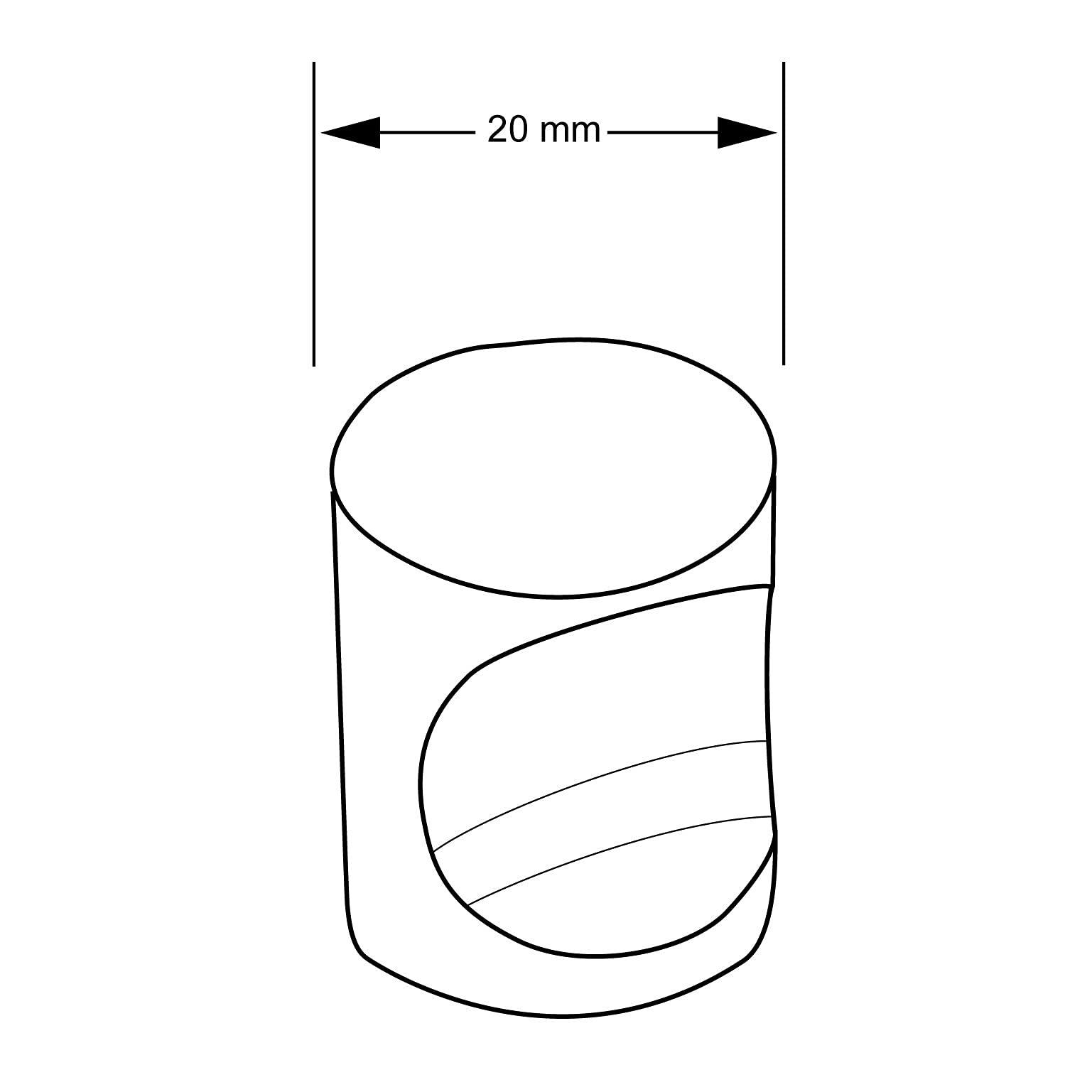 Richelieu Richelieu Hardware BP00320140 Tremont Collection 13/16-inch (20 mm) Chrome Modern Cabinet and Drawer Knob for Kitchen, Bathroom, and Furniture