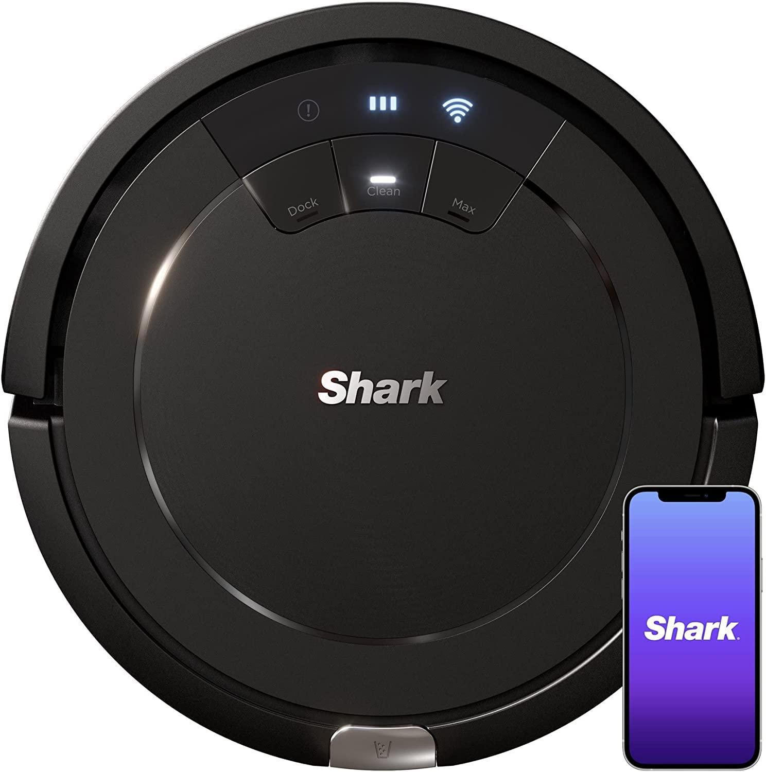 Shark Shark ION Robot Vacuum, Wi-Fi Connected, Multi-Surface Cleaning, Carpets, Hard Floors (BlacK)
