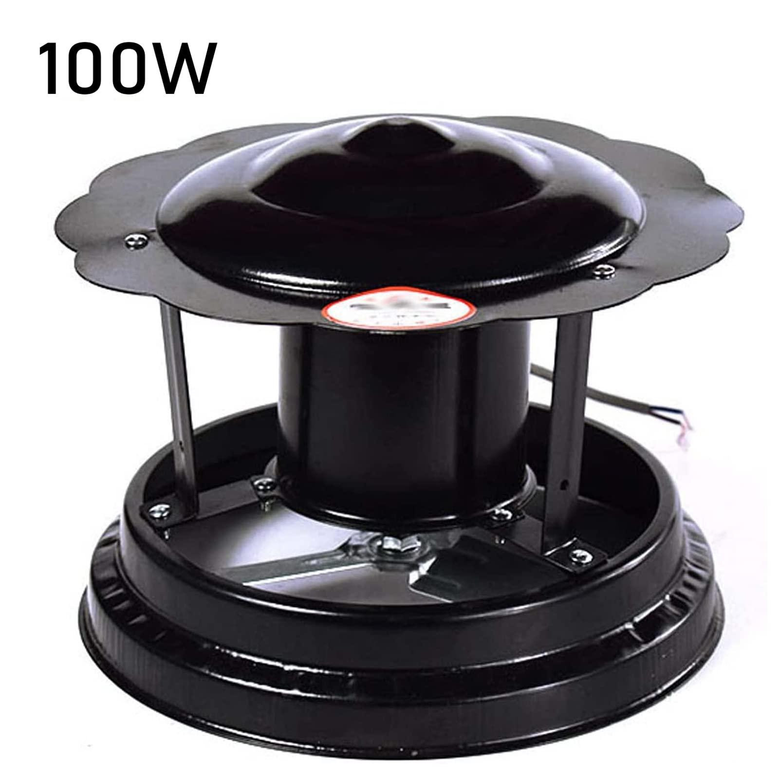 UZIAH UZIAH Chimney Fan, 50W/60W/100W Fireplace Exhaust Fan, Chimney Smoke Evacuator Flue Fan Chimney Draft Inducer Chimney Exhaust Fan for Fireplace,100w