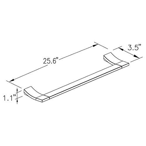 Ginger Ginger 4705-8/PN Cinu Towel Ring 4705-8, Polished Nickel