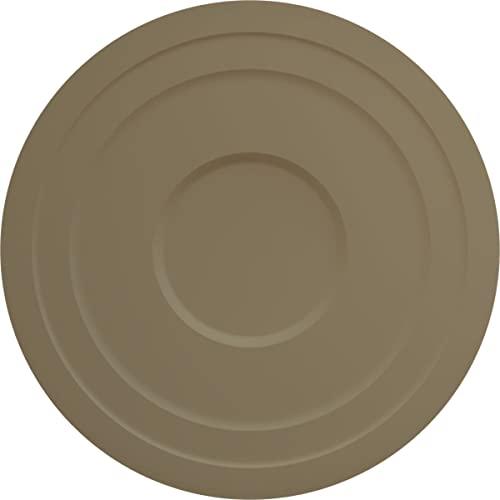 Ekena Millwork Ekena Millwork CM30TEBBS Tellson Ceiling Medallion, 30 5/8\"OD x 2 1/2\"P (Fits Canopies up to 6 3/4\"), Hand-Painted Bronze Blue Patina