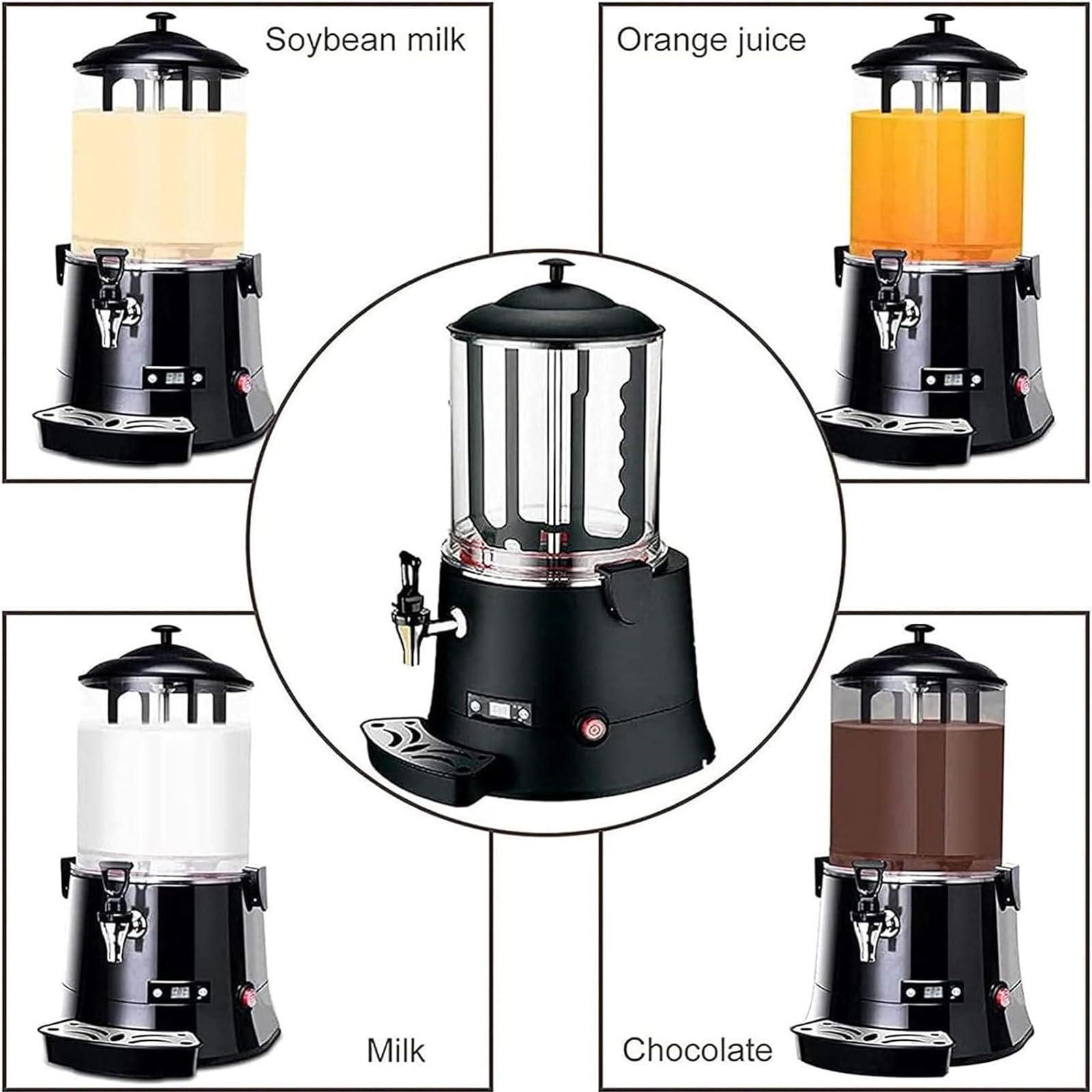 Eastnmythet Eastnmythet Hot Chocolate Dispenser 5L/10L, Commercial Electric Hot Chocolate Maker Machine for Heating Chocolate Coffee Milktea Juice, Chocolate Melting Machine,110V 10L