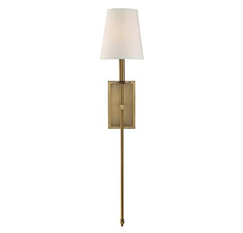 Savoy House Savoy House 9-7144-1-322 Monroe 1-Light Sconce in Warm Brass