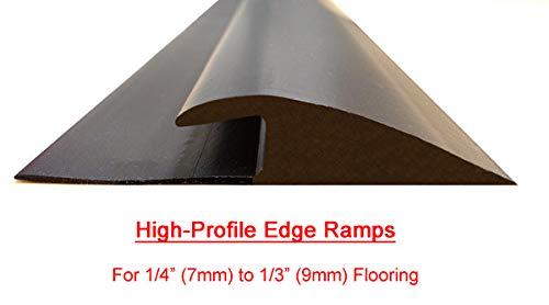 American Floor Mats American Floor Mats Rubber Flooring Beveled Edge Ramps (6 Linear Feet, High Profile)