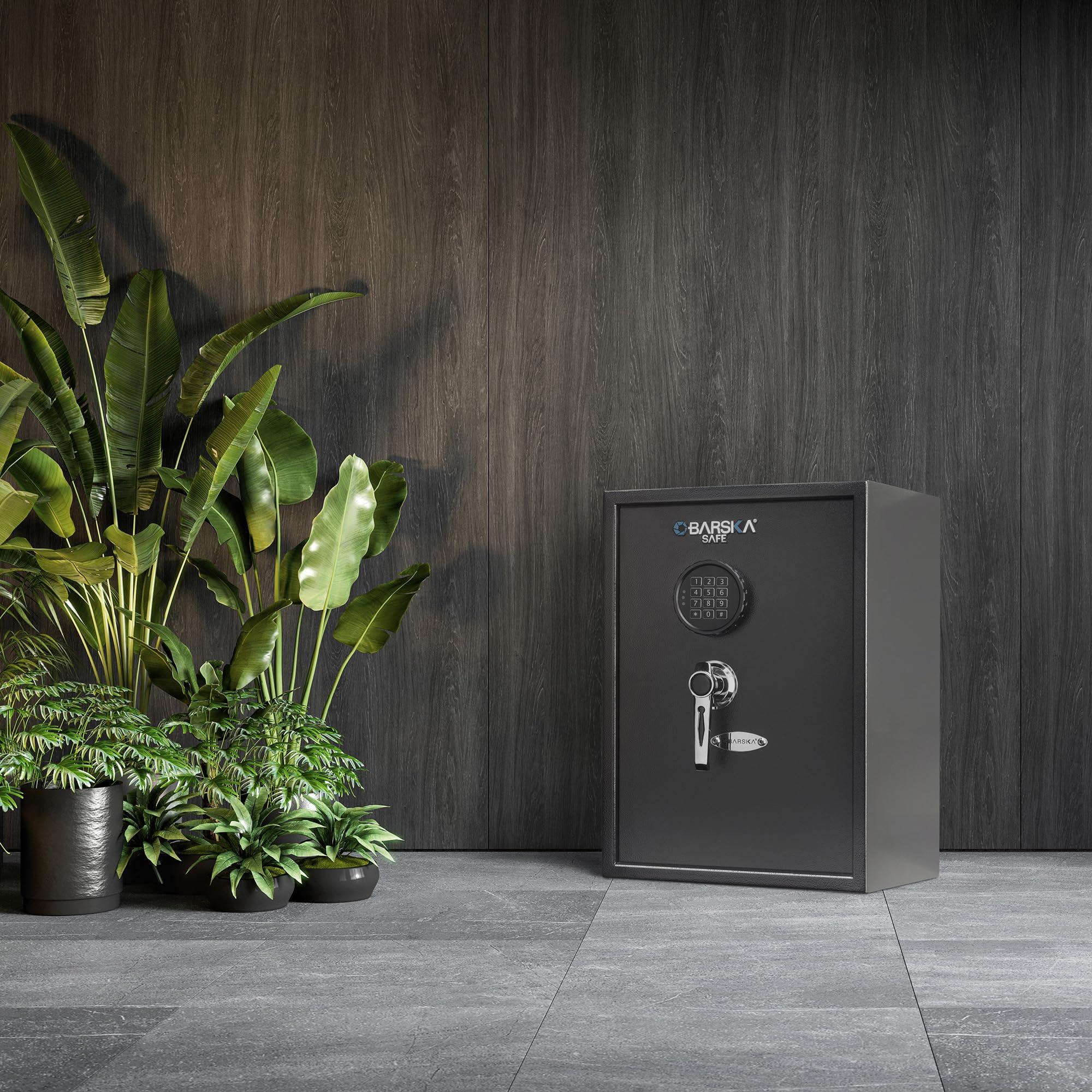 BARSKA Barska Digital Keypad Home & Office Steel Security Safe Lock Box with Deadbolts - 1.45 Cu Ft Deluxe