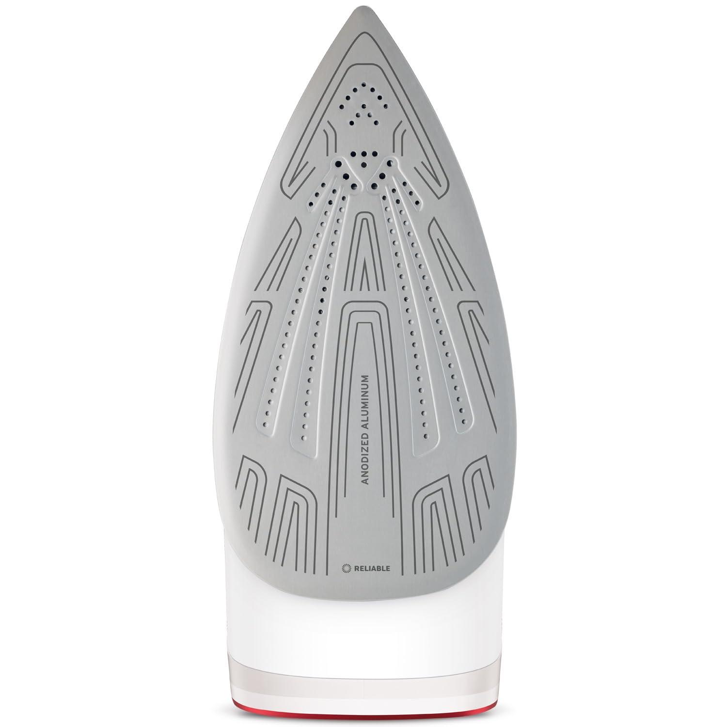 Reliable Reliable Velocity 270IR Steam Iron - Auto Control Compact Vapor Generator with Sensor Technology, Patented Technology for Continuous Steam, Zero Leaks, Perfect Temperature, 8 Programmable Setting