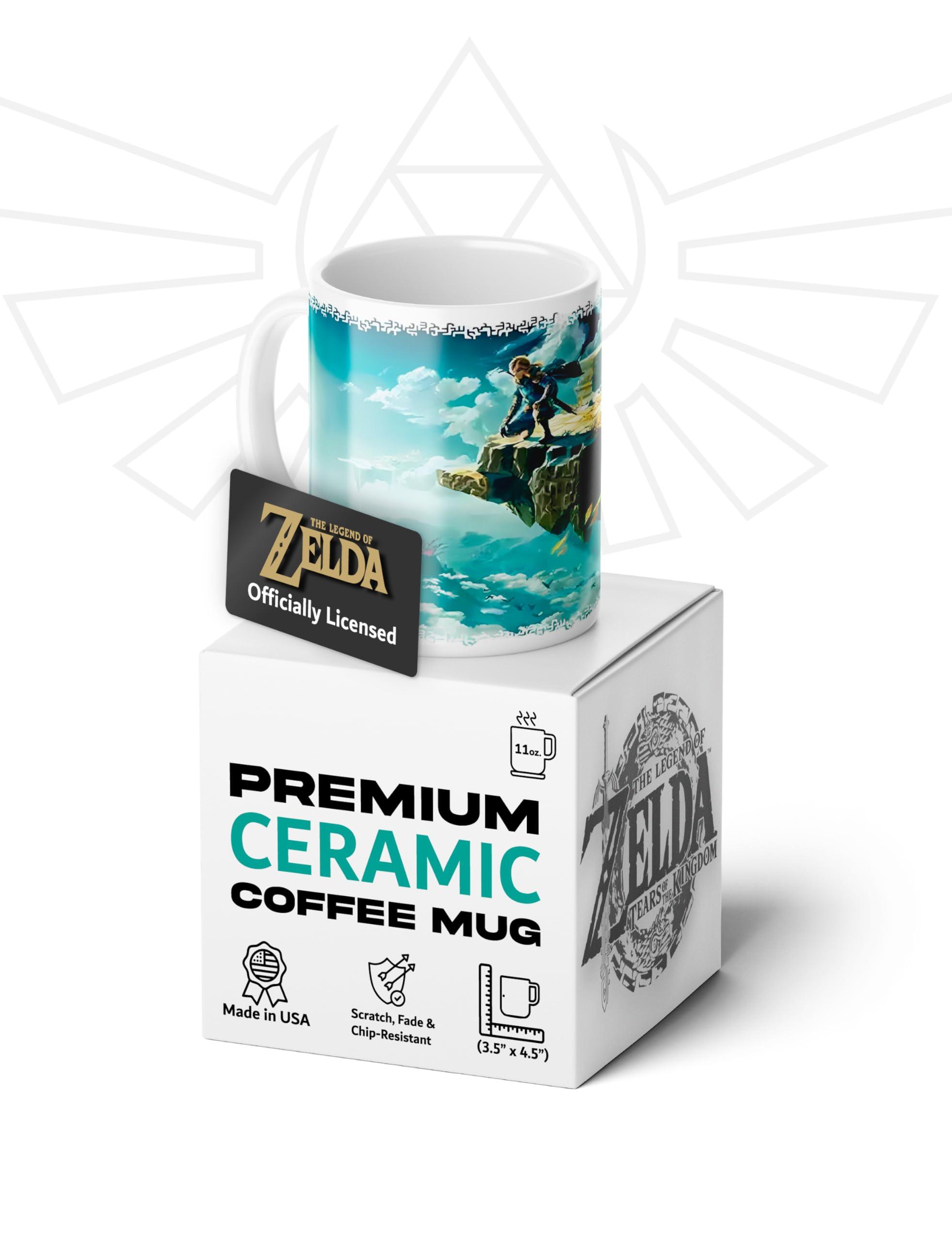 Pyramid America Pyramid America - Zelda Mug - The Legend of Zelda Tears of the Kingdom - 11 oz. Ceramic Mug for Coffee, & Milk Tea - Perfect Addition to Your Kitchen, Home Essentials or Gaming Desk