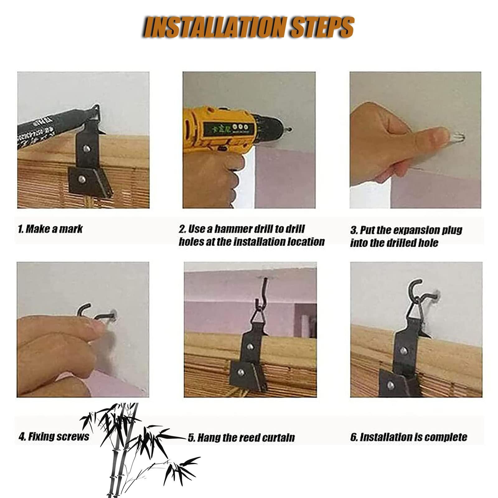 OCAZI Retro Outdoor Shades for Patio - Bamboo Roller Blinds, Roll Up Shades, Porch Blinds - Green-White, 5251in (WH)