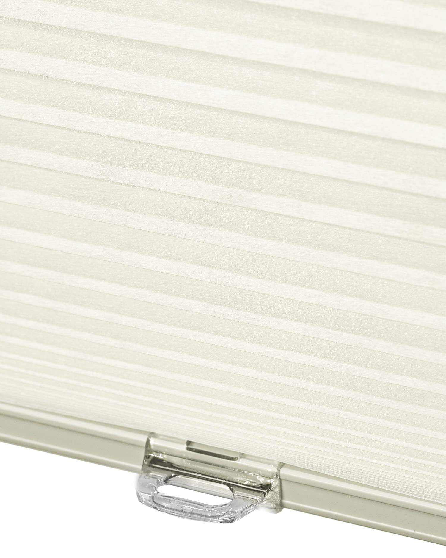 CHICOLOGY CHICOLOGY Cellular Shades, Window Blinds Cordless, Blinds for Windows, Window Shades for Home, Door Blinds, Window Coverings, Cellular Blinds,Neutral White (Light Filtering), 30.25" W x 72" H