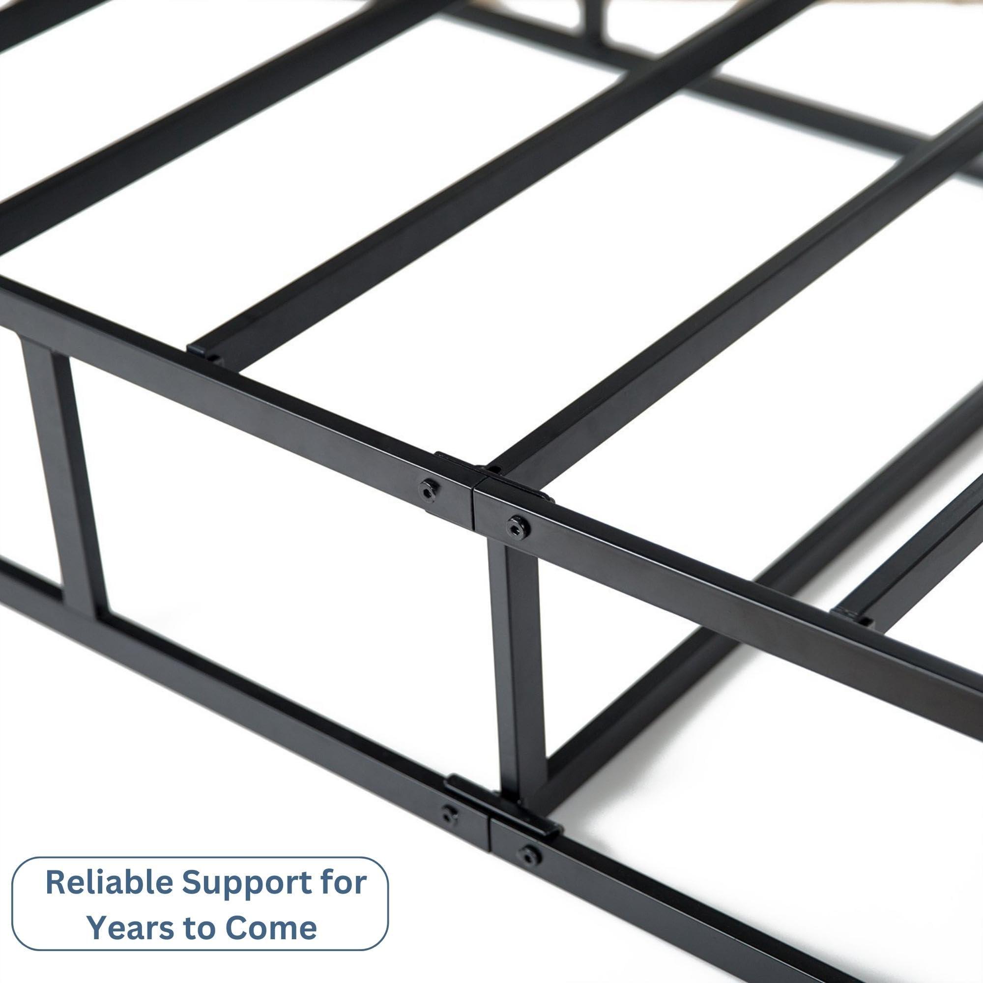 Viscologic Viscologic 8" High Profile Metal Frame Smart Base Mattress Foundation Box Spring (Full)