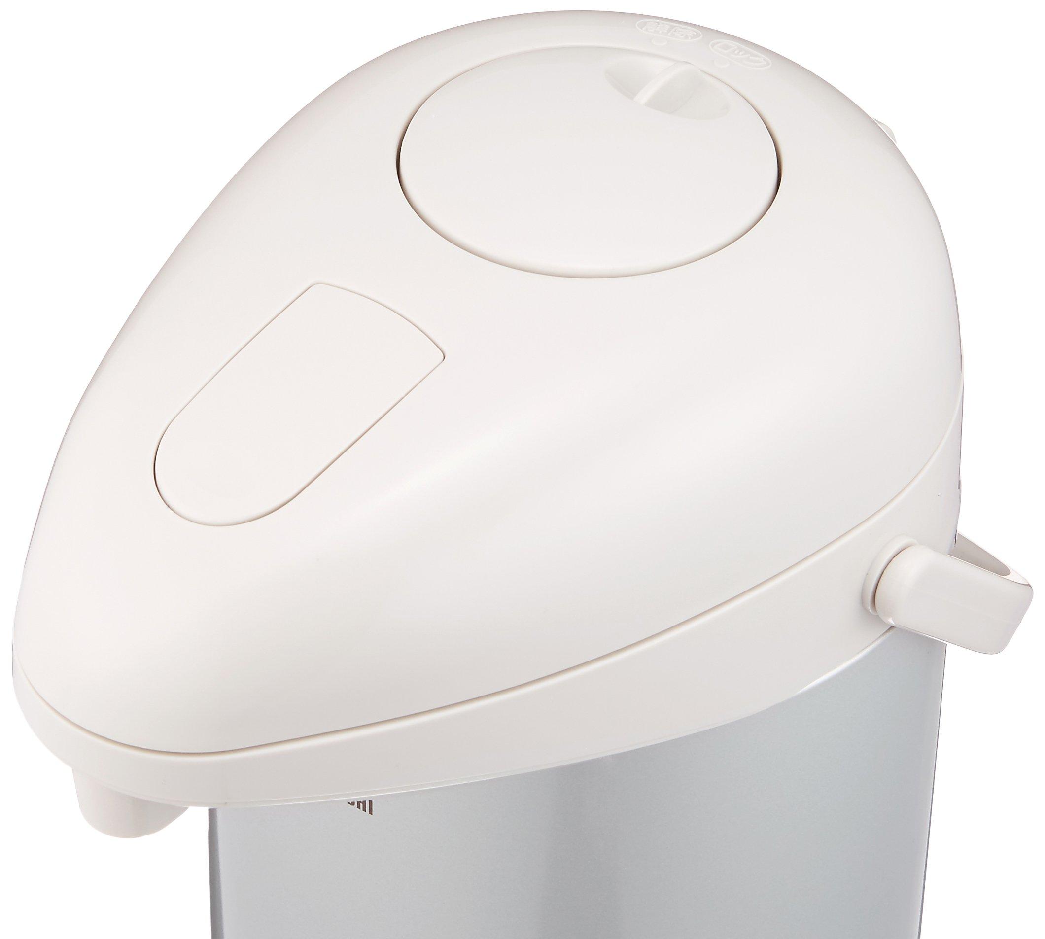 ???????(ZOJIRUSHI) Zojirushi AB-RB22-HM Glass Thermos, Air Pot, Tabletop, Thermal, 0.7 gal (2.2 L), Metallic Gray