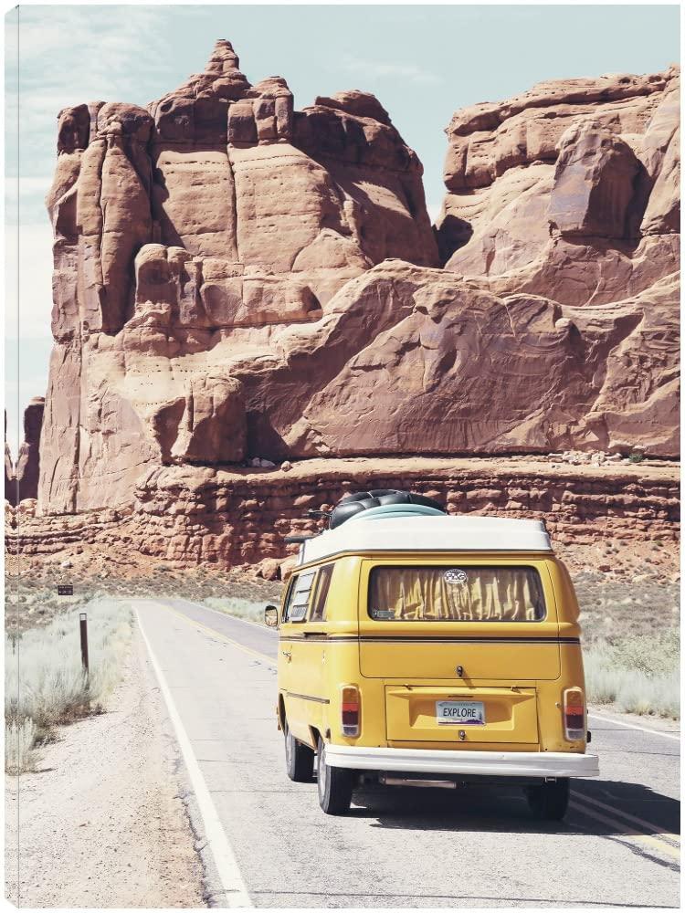 ANDY STAR ANDY STAR Brushed Nickel Oval Wall Mirror, 20x28, Modern Bathroom Mirror, Sturdy Stainless Steel Frame, Clear Reflection, Anti-Corrosion Backboard