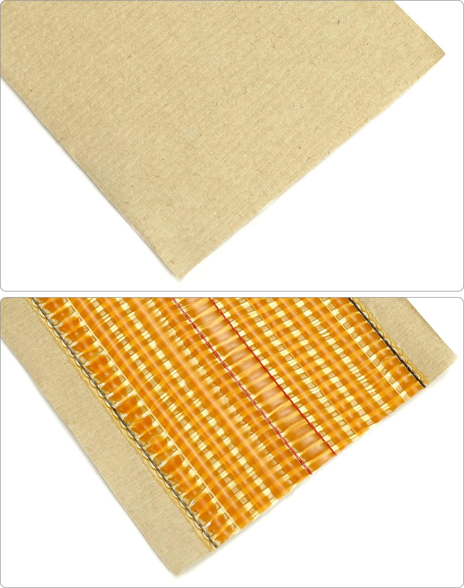 QWORK QWORK Carpet Joining Tape, 4\" x 10\' DIY Rug Grippers Tape for Hardwood Floors, mats, Wall Hanging, Paste, High Tack, No Residue, Easy Tear