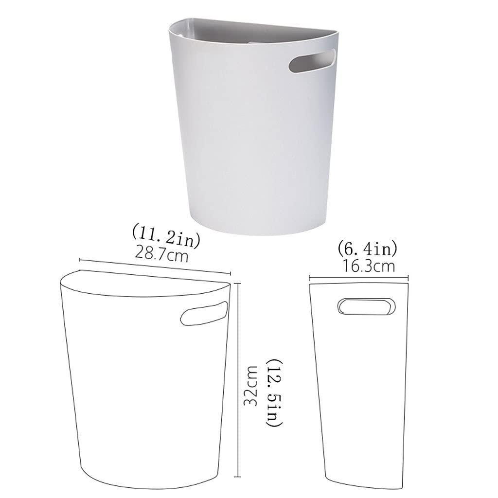 QTBH QTBH Trash Cans Nordic Minimalist Wall-Mounted Trash Can Household Kitchen Cabinet Door Hanging Storage Bucket Hanging Kitchen Garbage can