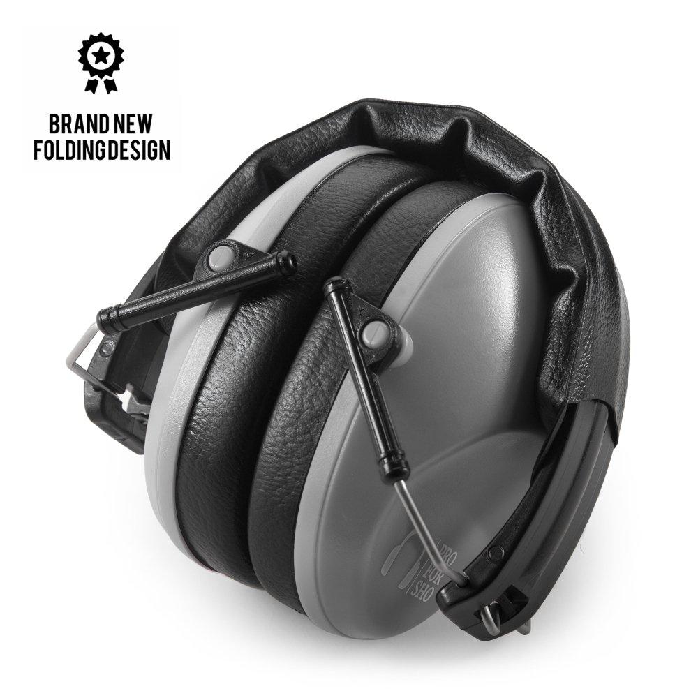 Pro For Sho Pro For Sho 34dB NRR Hearing Protection Ear Muffs - Highest NRR in Compact Design, Noise Cancelling Headphones for Adults and Kids, Sensory Autism Ear Protection for Shooting, Gun Range, Mowing, Work