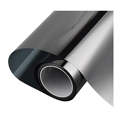 bandezid bandezid One Way Mirror Adhesive Window Film Privacy Window Mirrored Glass Film Self Adhensive Frosted Glass for Office Kitchen-Sea Stone Blue 1.5x3m