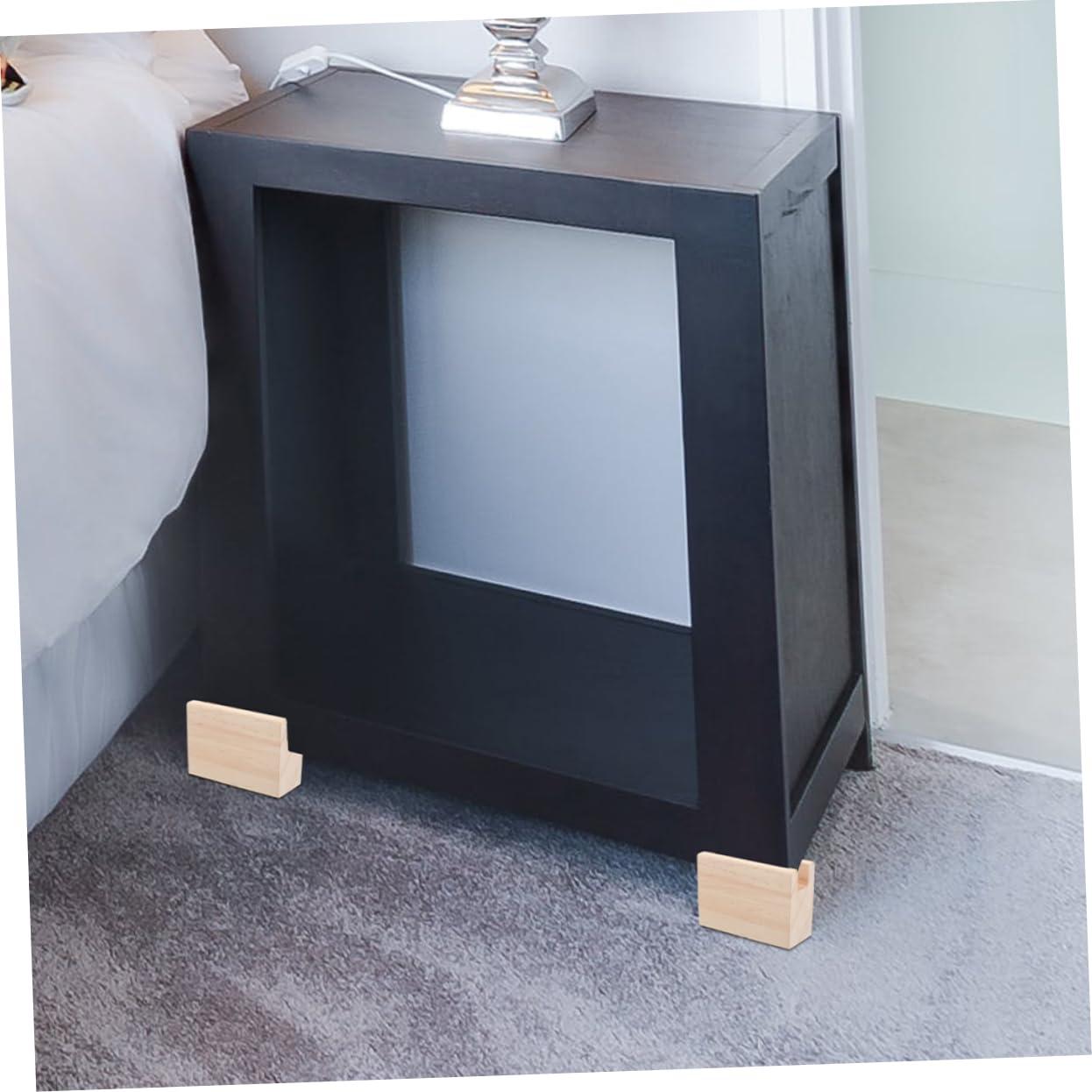 Angoily Angoily 2pcs Mattress Raiser Bed Raising Blocks Bed Lifters Bed Risers Heavy Duty Bed Lifts Risers Chair Riser Furniture Risers for Desk Legs Risers for Table Legs Couch Riser Table Riser