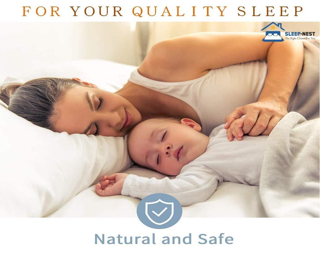 Decent Collection Decent Collection Split-King Sheets for Adjustable Bed Luxurious Heavy 1500-TC Egyptian Cotton 5-Piece Sheets Set Fits 18-20\" Fully Elastic Deep Pocket (Solid, Ivory)