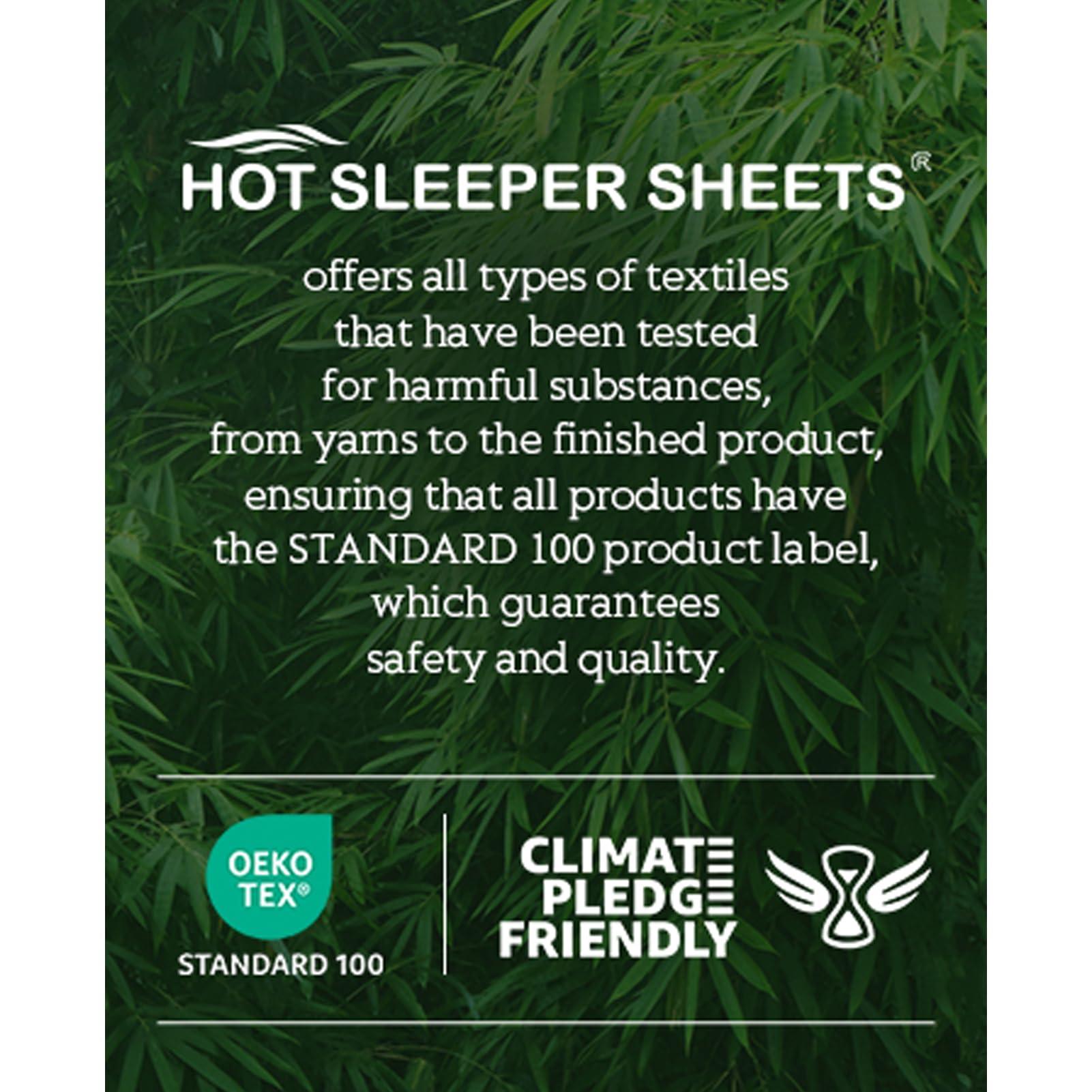 HOT SLEEPER SHEETS Cooling Sheets Set Cal King Size, Viscose Derived from Bamboo for Hot Sleepers | Deep Pocket Up to 16 Inch | Silky Soft & Breathable Bedding - 4PC (Cal King, Dark Grey)