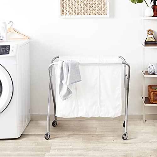 Whitmor Whitmor 3 Section Laundry Sorter - Collapsible with Heavy Duty Wheels