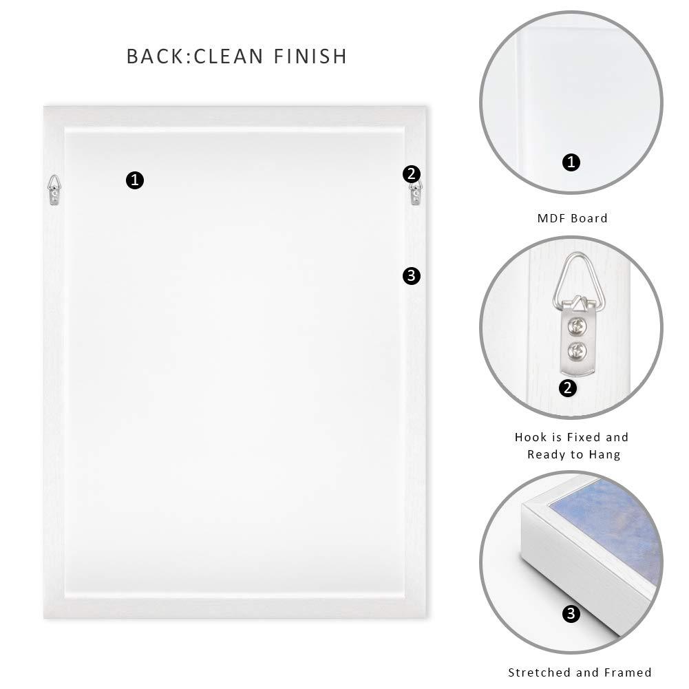 INVIN ART INVIN ART Framed Canvas Giclee Print Art The Buffet by Paul Cezanne Wall Art Living Room Home Office Decorations(White Slim Frame,20"x24")