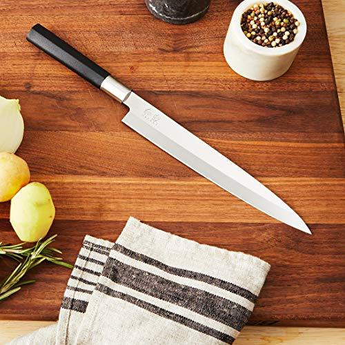 Kai Kai Wasabi Black Yanagiba Knife, 8 1/4-Inch