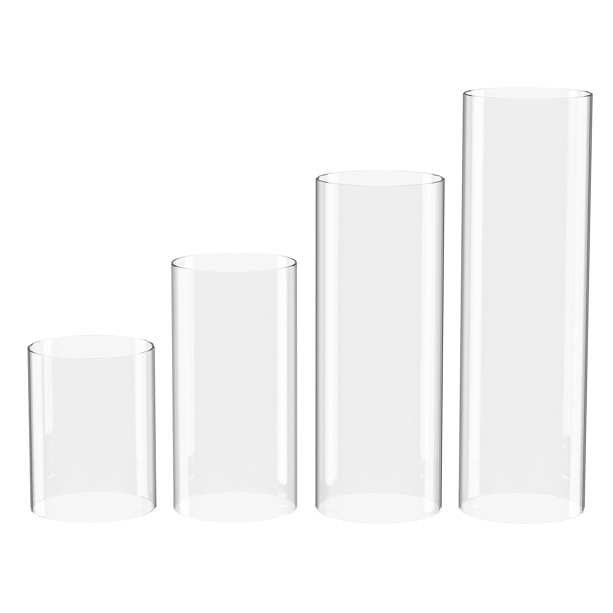 KETELAMP KETELAMP Hurricane Candle Holder - Open Ended Glass, 4.7\" x 14\" (Multiple Specifications)