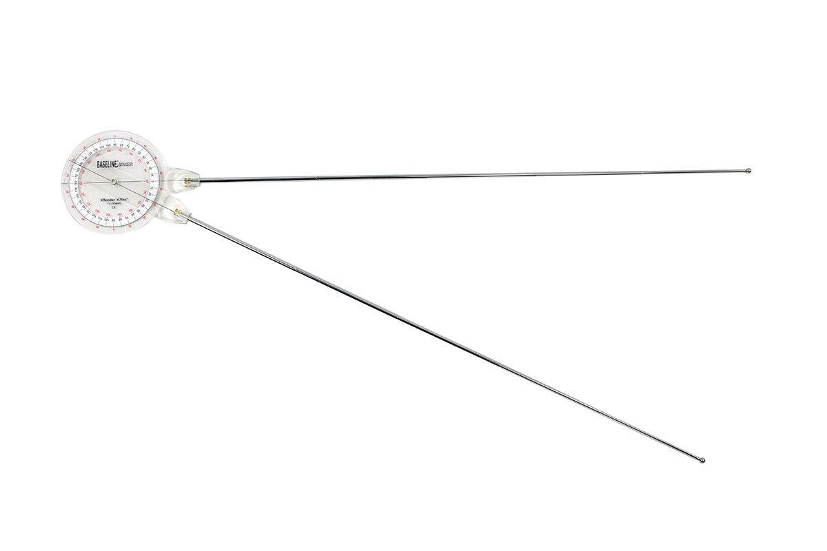 Baseline Baseline 12-1036 Extendable Goniometer, 360 Degree Range, Extendable Arms (10", 36")