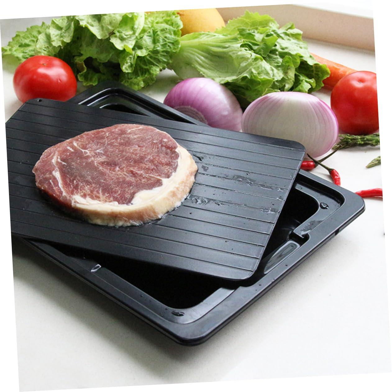 BRIGHTFUFU BRIGHTFUFU Quick Defrosting Tray for Meat Defrosting Tray for Food Aluminum Defrosting Board Kitchen Tools