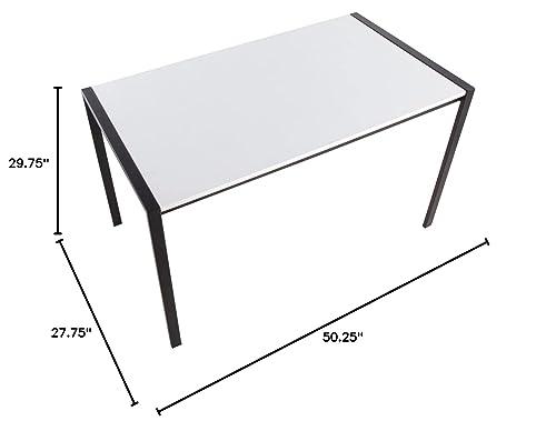 LumiSource LumiSource Fuji Dinette Table, Dining Height Table, Small Dining Table for 6, Rectangle Dinette Table, Kitchen Table