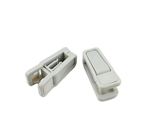 Only Hangers Set of 20 Grey Slim-line Finger Clips Clothes Hanger Clips