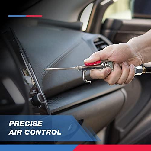 Neiko Neiko 31112 Air Blow Gun Nozzle Set, Air Compressor' Air Gun W/ 5 Interchangeable Nozzles, Air-Compressor Accessories Tools Air Gun, Air Blower Gun