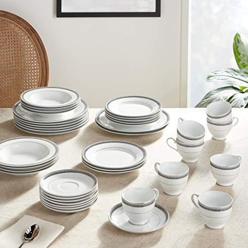 Mikasa Mikasa Platinum Crown Cobalt 40-Piece Dinnerware Set, Service for 8