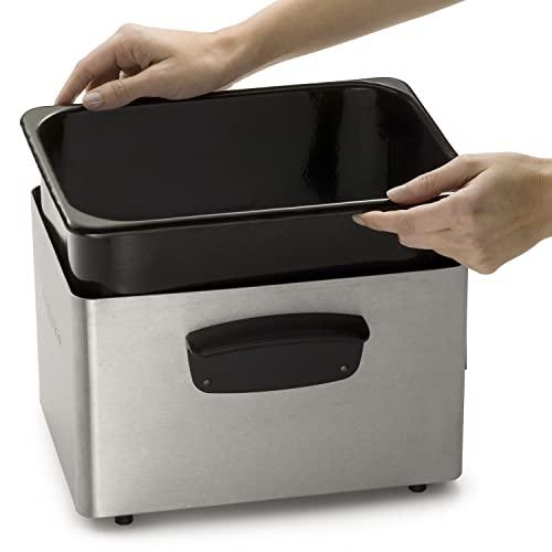 Presto National Presto 05461 Stainless Steel Pro Fry Immersion Element Deep Fryer,Silver