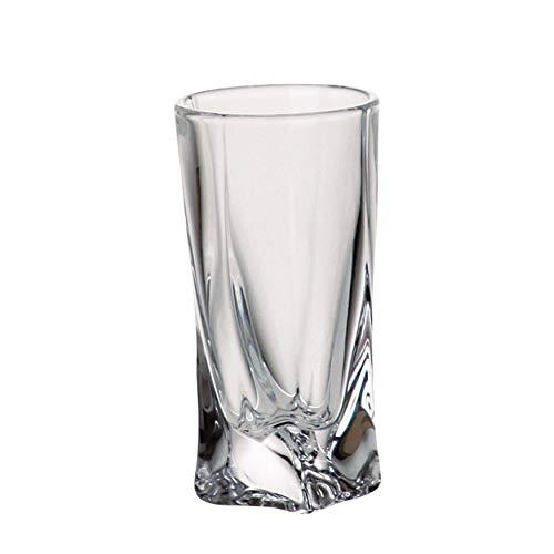 Red Vanilla Red Vanilla Quadro Shot Glass, 50ml, Set of 6, Clear